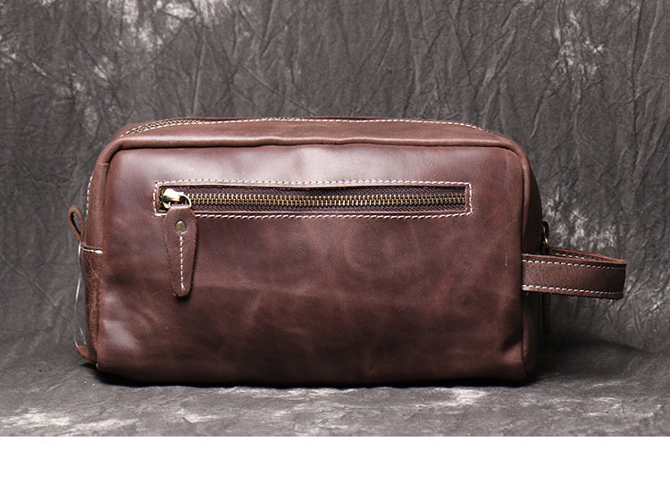 Whatna 2way 天然 牛革 ミニセカンドバッグ メンズ クラッチ バッグ 化粧バッグ 化粧ケース 厚手 本革 レザー カジュアル フォーマル 冠婚葬祭 結婚式 バッグ 化粧ポーチ 紳士用 男性用 1064-10