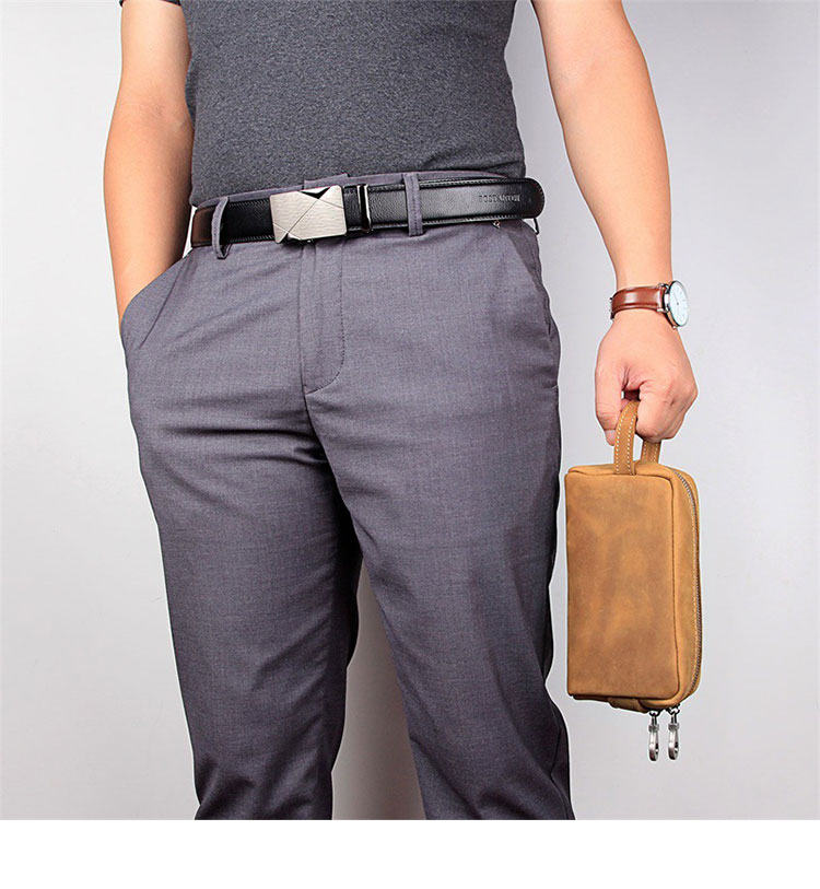 Whatna 2way 天然 牛革 ミニセカンドバッグ メンズ クラッチ バッグ 化粧バッグ 化粧ケース 厚手 本革 レザー カジュアル フォーマル 冠婚葬祭 結婚式 バッグ 化粧ポーチ 紳士用 男性用 C013B-7