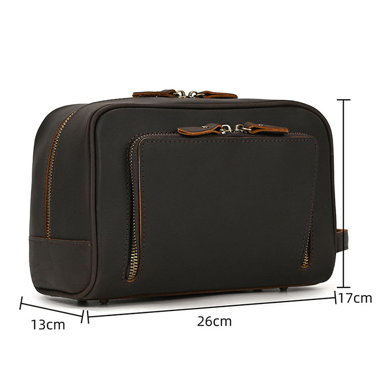 Whatna 2way 天然 牛革 ミニセカンドバッグ メンズ クラッチ バッグ 化粧バッグ 化粧ケース 厚手 レザー 本 革  カジュアル フォーマル 冠婚葬祭 結婚式 バッグ 化粧ポーチ 紳士用 男性用 9588-1