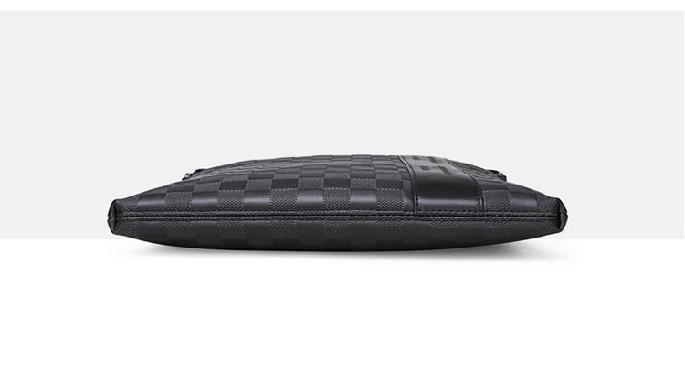 Whatna 厚手 レザー ショルダーバッグ メンズ メッセンジャーバッグ 縦型 小さめビジネスバッグ ipad9.7収納可 ペンホルダー付き 通勤 通学 斜めがけバッグ オシャレ な シンプル な 軽量 実用 自転車 かばん男性用6688#-5