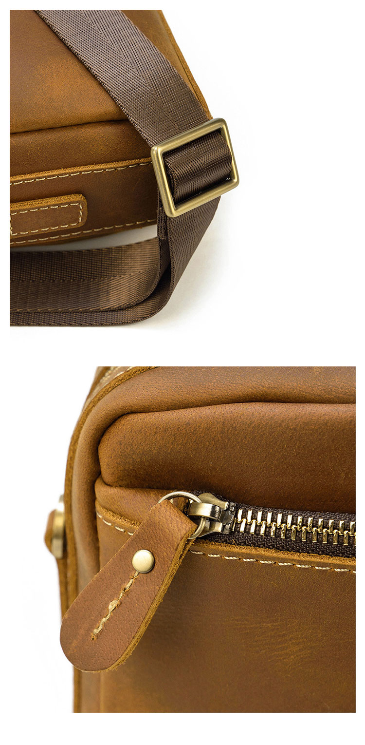 Whatna 天然 牛革 ミニセカンド バッグ メンズ 3way ミニ クラッチ ショルダーバッグ 肩掛けバッグ 小さい カード6枚収納可ショルダーベルト付 ハンドストラップ付 本革 結婚式 バッグ ビジネス フォーマル 冠婚葬祭 バッグ紳士用 男性用-12