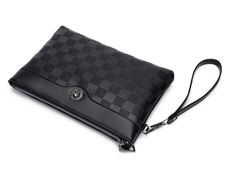 Whatna 2way 革 セカンドバッグ メンズ バッグ クラッチ バッグ 厚手 レザー 2室仕切 大容量 手持ちバッグ 結婚式 バッグ フォーマル  ビジネス 冠婚葬祭 バッグ 男性用 紳士用 黒 ブラウン-6