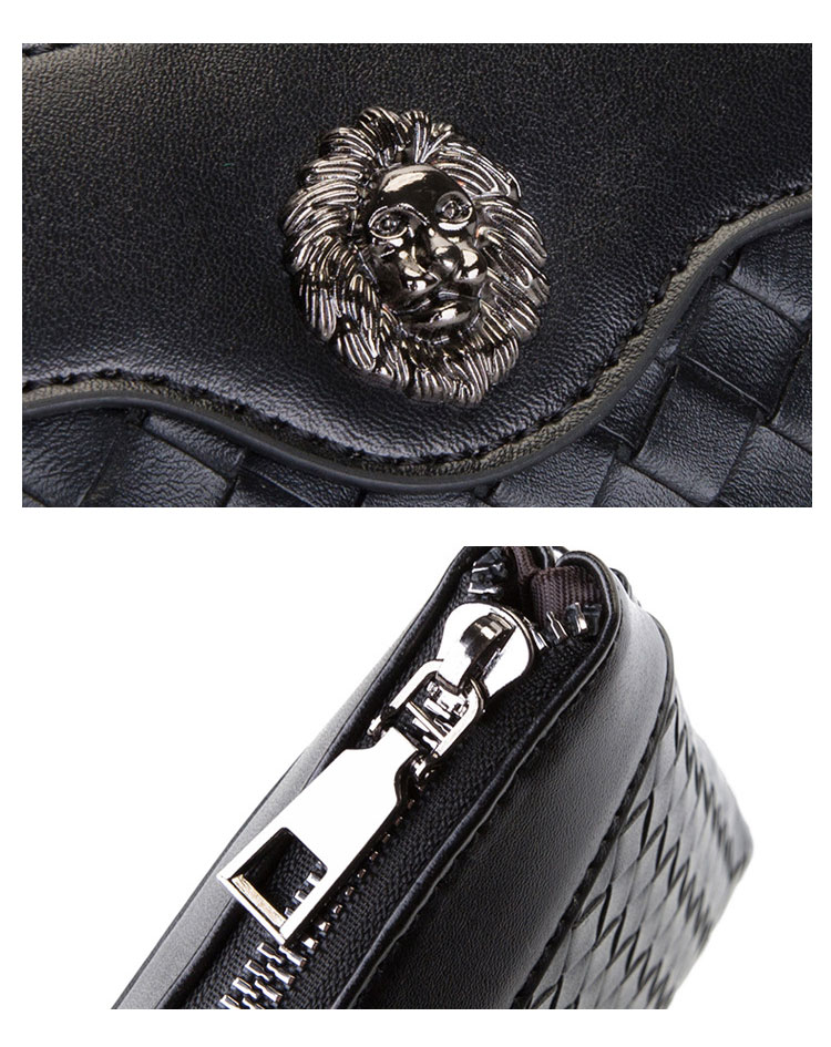 Whatna 2way 革 セカンドバッグ メンズ バッグ クラッチ バッグ 厚手 レザー 2室仕切 大容量 手持ちバッグ 結婚式 バッグ フォーマル ビジネス 冠婚葬祭 バッグ 男性用 紳士用 黒 ブラウン-13