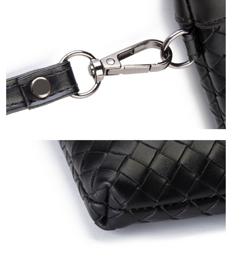 Whatna 2way 革 セカンドバッグ メンズ バッグ クラッチ バッグ 厚手 レザー 2室仕切 大容量 手持ちバッグ 結婚式 バッグ フォーマル ビジネス 冠婚葬祭 バッグ 男性用 紳士用 黒 ブラウン-14