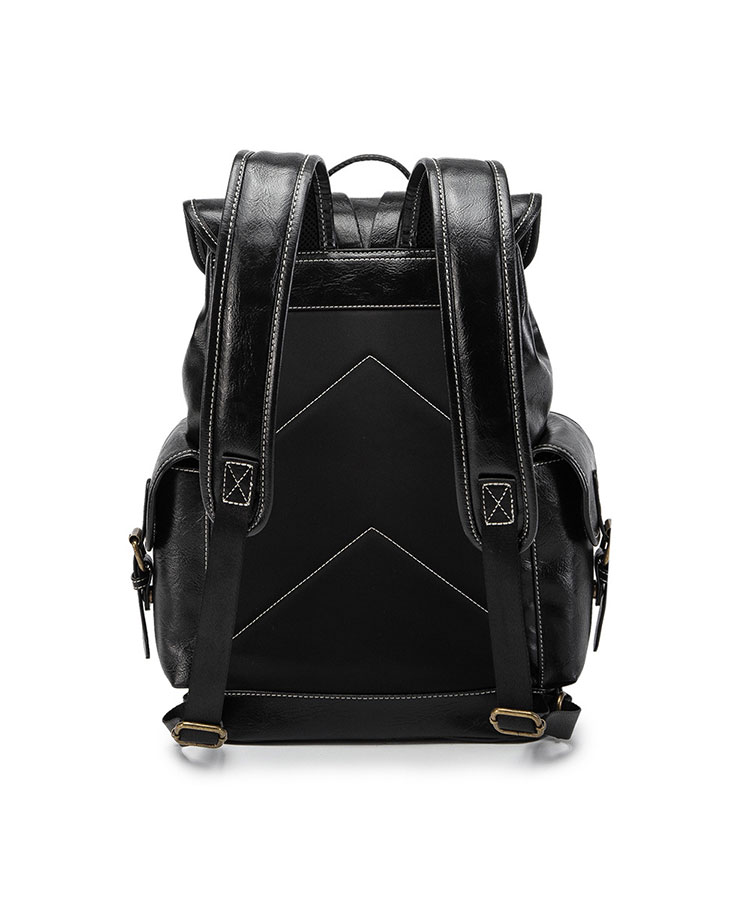 Whatna 革ビジネスバッグメンズ バッグ 手提げ・リュックの2WAY厚手 本革レザー A4 15.6インチpc収納可 大容量 盗難防止 旅行 出張用 通勤 通学 就活 面接 バッグ かばん 男性用 黒4095-3