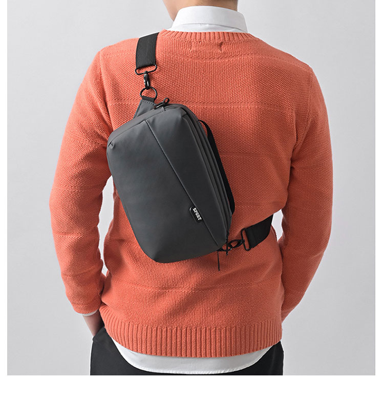 Whatna ショルダーバッグ メンズ 3way斜めがけ ボディバッグ 手提げバッグ セカンド バッグ 手持げバッグ ショルダーストラップ付 防 水 軽 量 ビジネス 通学 通勤 肩掛けバッグ 自転車かばん プレゼント男性-13