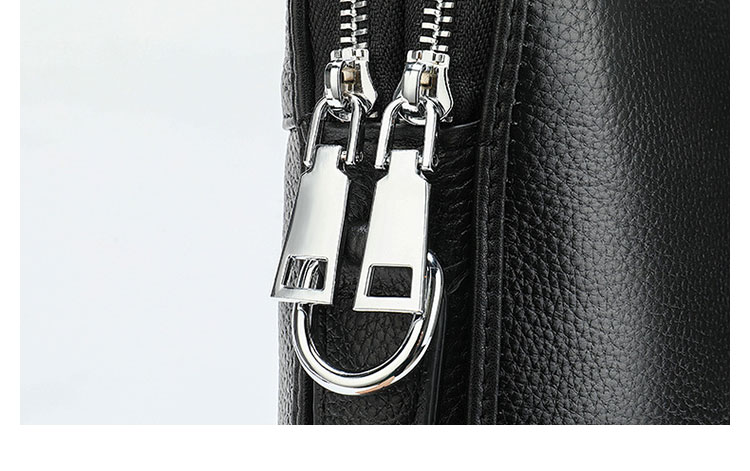 Whatna 天然 牛 革 ビジネスバッグ メンズ 2way 手提げバッグ ショルダーバッグ  A4 15.6インチpc 収納可2室仕切 本革 ビジネス 通勤 通学 斜めがけ バッグ ワンショルダーバッグ自転車 かばん男性用 黒(CY17613)-6