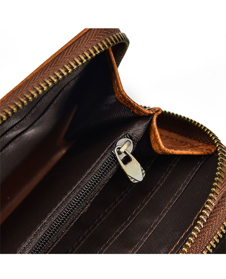 Whatna アンティーク風合い鞣し天 然 牛革 ミニセカンドバッグ メンズ バッグ 長財布 カード入れ 小銭入れ 札入れ 2室仕切 18枚カード収納 小さめ クラッチバッグ 手持ちバッグ メンズ ポーチ 男性用 紳士用 結婚式 冠婚葬祭 バッグ 1008-12