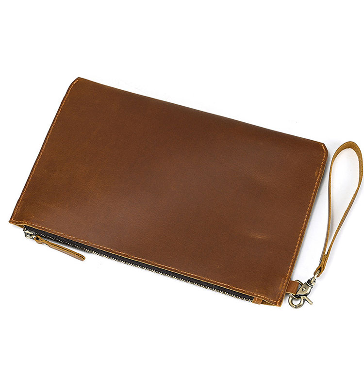 Whatna 2way 天然 牛革 セカンドバッグ メンズ クラッチ バッグ 手持ちバッグ 大きな キーリング付 本 革 A4 ビジネス カジュアル フォーマル 冠婚葬祭 結婚式 二次会 披露宴バッグ 紳士用 男性用-3