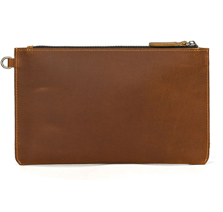 Whatna 2way 天然 牛革 セカンドバッグ メンズ クラッチ バッグ 手持ちバッグ 大きな キーリング付 本 革 A4 ビジネス カジュアル フォーマル 冠婚葬祭 結婚式 二次会 披露宴バッグ 紳士用 男性用-2