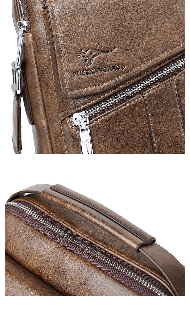 Whatna 革 ショルダーバッグ メンズ 2way 斜め掛け 手提げバッグ セカンドバッグ 手持げバッグ  キーリング付 レザー Ipad 9.7収納可 横型 カジュアル フォーマル ビジネス 通学 通勤 肩掛けバッグ 自転車かばん プレゼント男性HA-107-8