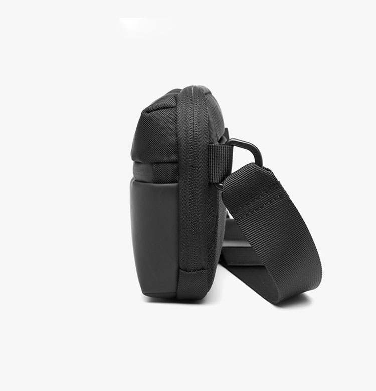 Whatna ミニショルダーバッグ メンズ 3way 斜め掛け ミニボディバッグ ミニ胸バッグ 小型ポシェット ウエストバッグ ポーチ 防水 キーリング付 ダブルファスナー カジュアル フォーマル ビジネス 通学 通勤 肩掛けバッグ 自転車かばん プレゼント男性LT2121-3