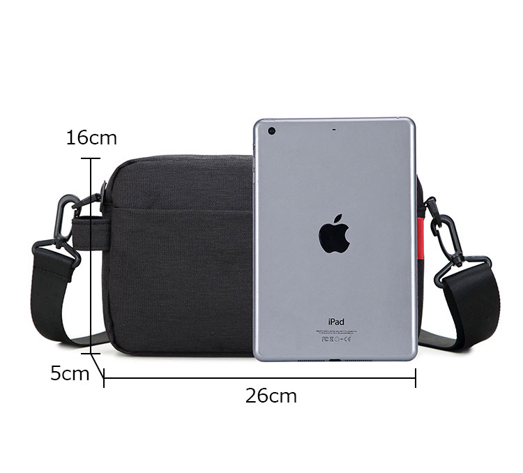 Whatna ミニショルダーバッグ メンズ 2way 斜め掛け ミニボディバッグ ミニ胸バッグ 小型ポシェット セカンドバッグ 手持げバッグ 小さめかたかけバッグ カジュアル フォーマル ビジネス 通学 通勤 肩掛けバッグ 自転車かばん プレゼント男性2768-6