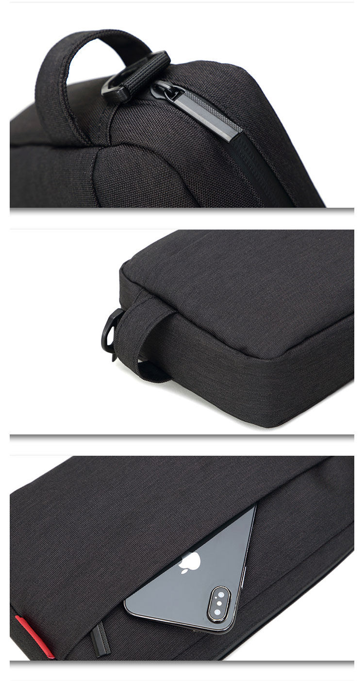 Whatna ミニショルダーバッグ メンズ 3way 斜め掛け ミニボディバッグ ミニ胸バッグ 小型ポシェット セカンドバッグ 手持げバッグ 小さめかたかけバッグ カジュアル フォーマル ビジネス 通学 通勤 肩掛けバッグ 自転車かばん プレゼント男性-13