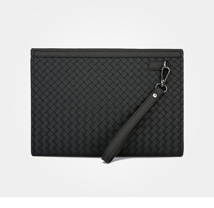 Whatna 2way 革 セカンドバッグ メンズ バッグ クラッチ バッグ 厚手 レザー B5カード6 枚収納可 小銭入れ 札入れ手持ちバッグ 結婚式 バッグ フォーマル ビジネス 冠婚葬祭 バッグ 男性用 紳士用 黒-3