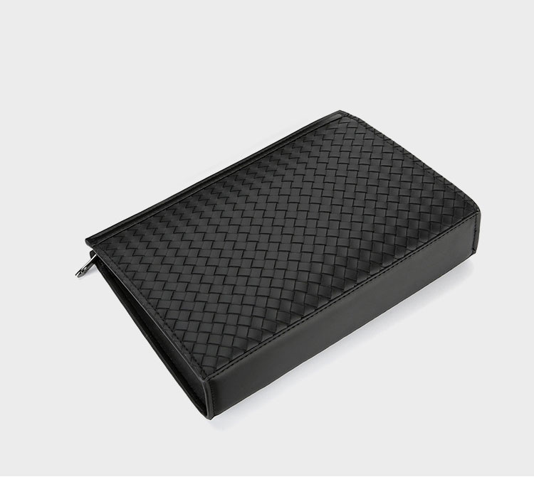 Whatna 2way 革 セカンドバッグ メンズ バッグ クラッチ バッグ 厚手 レザー B5カード6 枚収納可 小銭入れ 札入れ手持ちバッグ 結婚式 バッグ フォーマル ビジネス 冠婚葬祭 バッグ 男性用 紳士用 黒-4