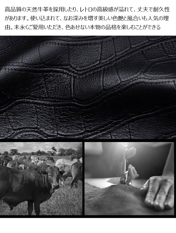 Whatna 牛革 ミニセカンドバッグ メンズ バッグ 長財布 カード入れ 札入れ 24枚カード収納 本 革 小さめ クラッチバッグ 手持ちバッグ 男性用 紳士用 結婚式 冠婚葬祭 バッグ-3