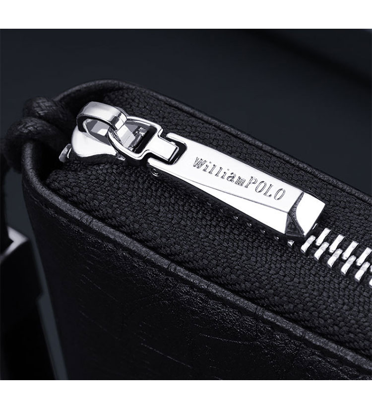 Whatna 牛革 ミニセカンドバッグ メンズ バッグ 長財布 カード入れ 札入れ 24枚カード収納 本 革 小さめ クラッチバッグ 手持ちバッグ 男性用 紳士用 結婚式 冠婚葬祭 バッグ-5