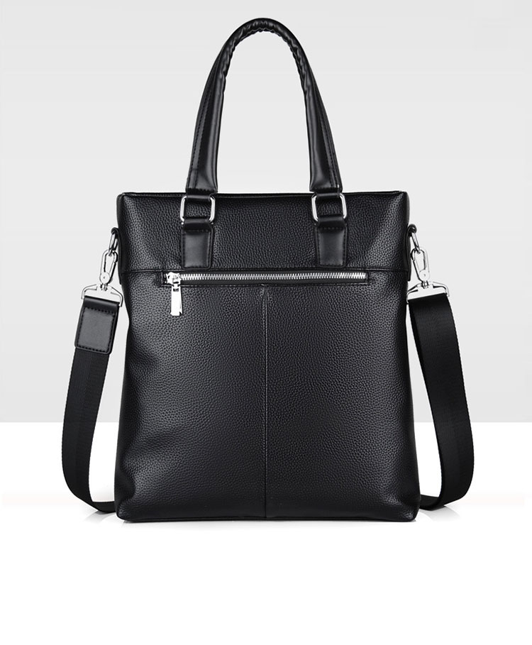 Whatna 革ショルダーバッグ メンズ 3way斜め掛け胸バッグ 手提げバッグ セカンドバッグ 手持げバッグ 厚 手 レザー A4サイズ Ipad Pro13収納可  カジュアル フォーマル ビジネス 通学 通勤 結婚式 肩掛けバッグ 自転車かばん プレゼント男性-2