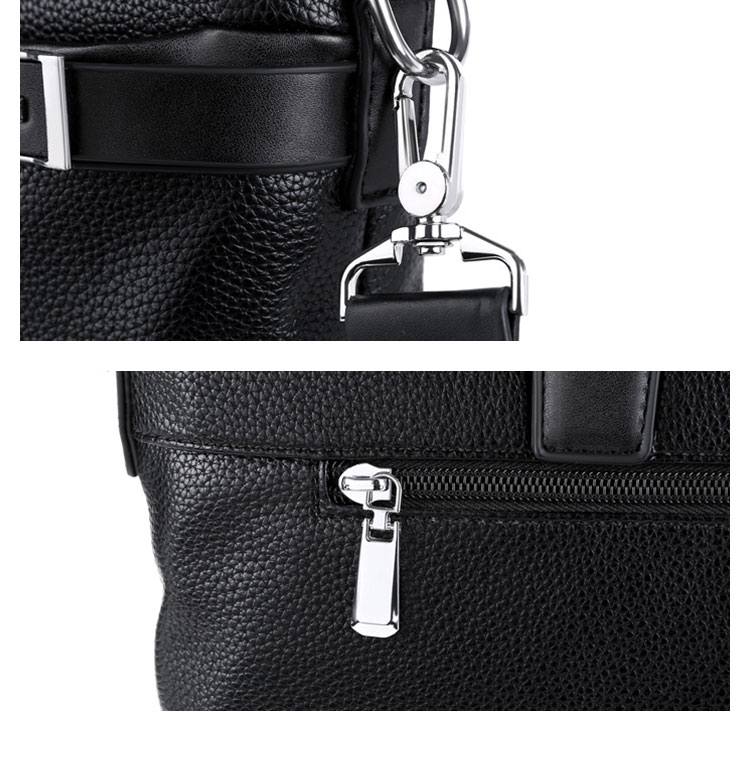 Whatna 革ショルダーバッグ メンズ 3way斜め掛け胸バッグ 手提げバッグ セカンドバッグ 手持げバッグ 厚 手 レザー A4サイズ Ipad Pro13収納可  カジュアル フォーマル ビジネス 通学 通勤 結婚式 肩掛けバッグ 自転車かばん プレゼント男性-11