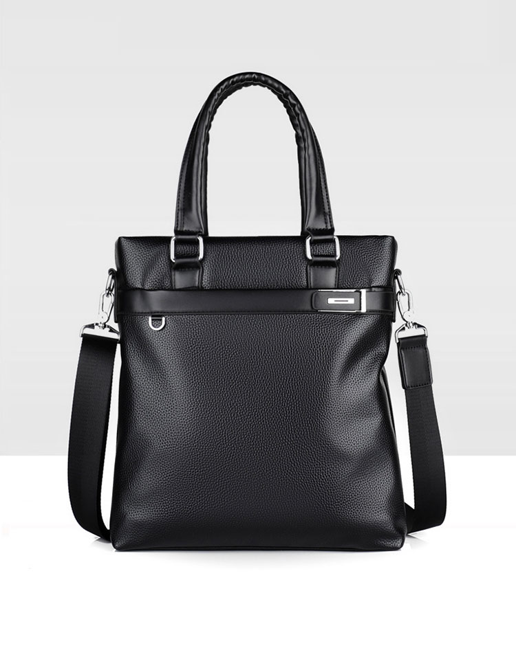 Whatna 革ショルダーバッグ メンズ 3way斜め掛け胸バッグ 手提げバッグ セカンドバッグ 手持げバッグ 厚 手 レザー A4サイズ Ipad Pro13収納可  カジュアル フォーマル ビジネス 通学 通勤 結婚式 肩掛けバッグ 自転車かばん プレゼント男性-1