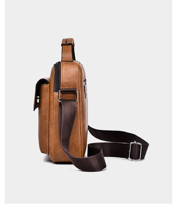 Whatna 革 ショルダーバッグ メンズ 2way 斜め掛け ボディバッグ 胸バッグ 手提げバッグ セカンドバッグ 手持げバッグ 横型Ipad 10.5収納可 カジュアル フォーマル ビジネス 通学 通勤 肩掛けバッグ 自転車かばん プレゼント男性D257-2