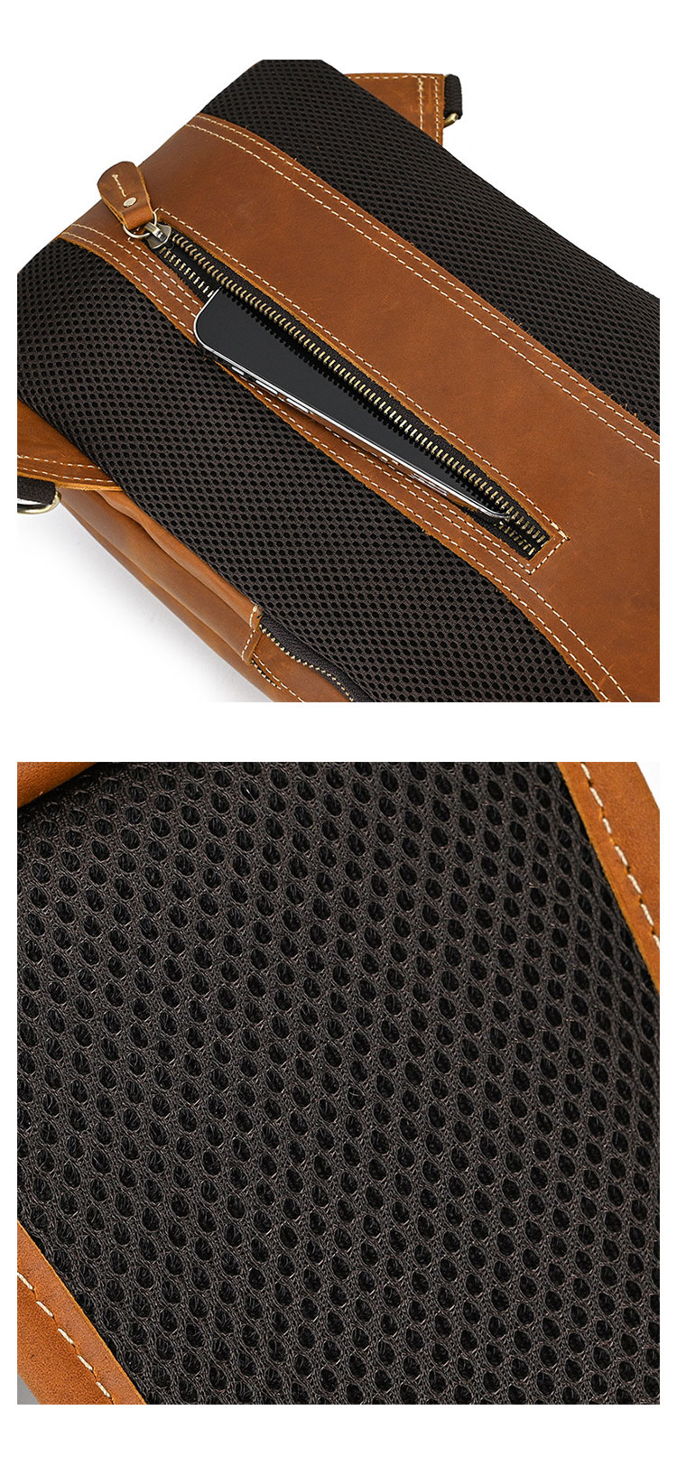 Whatna アンティーク風合い鞣し天 然牛 革 斜めがけ ボディバッグ ワンショルダー メンズ 本革 厚手  レザー9336-11