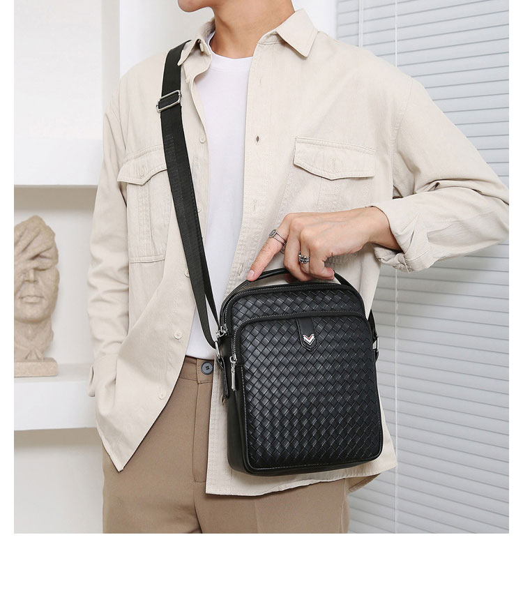 Whatna 革 ショルダーバッグ メンズ 2way 斜め掛け ボディバッグ 胸バッグ 手提げバッグ セカンドバッグ 手持げバッグ 縦型Ipad Mini収納可 カジュアル フォーマル ビジネス 通学 通勤 肩掛けバッグ 自転車かばん プレゼント男性SC B-1-9