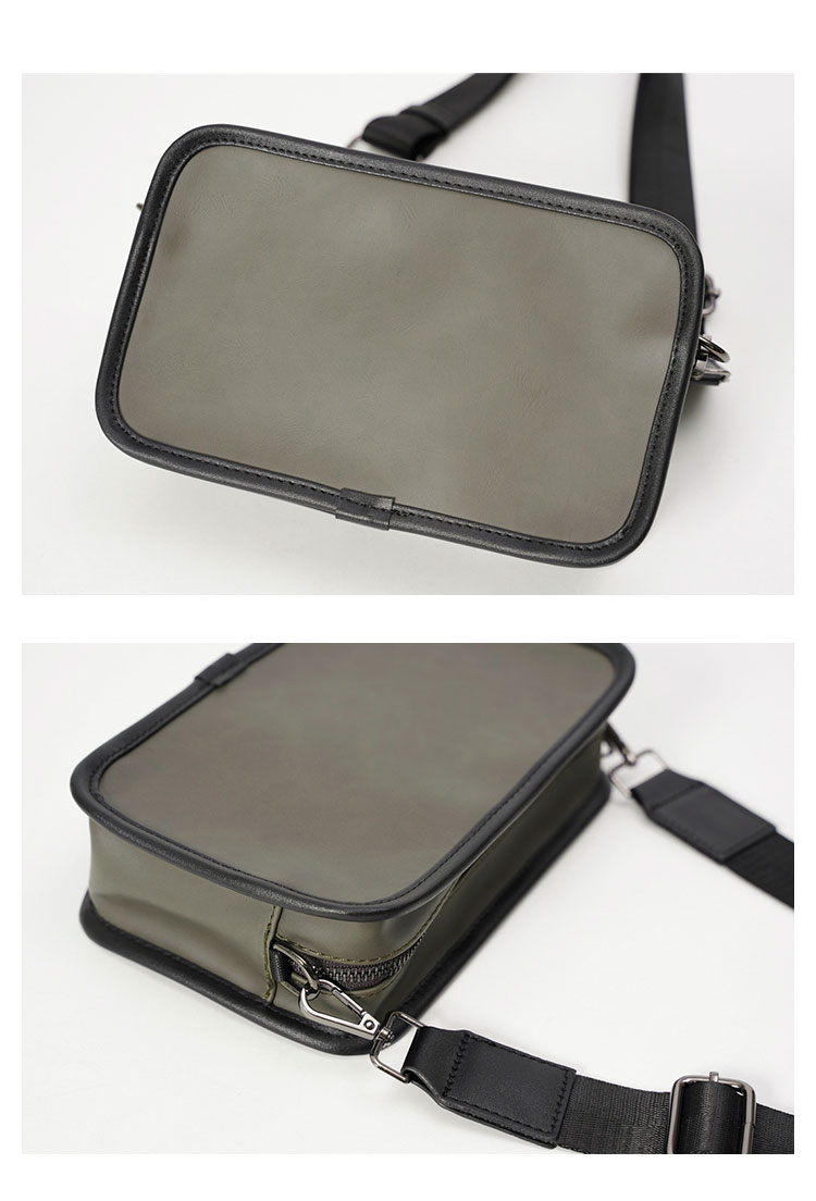 Whatna 革ミニショルダーバッグ メンズ 2way 斜め掛け ミニ