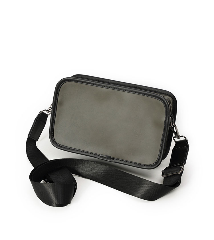 Whatna 革ミニショルダーバッグ メンズ 2way 斜め掛け ミニボディバッグ ミニ胸バッグ 小型ポシェット セカンドバッグ 手持げバッグ 小さめかたかけバッグ カジュアル フォーマル ビジネス 通学 通勤 肩掛けバッグ 自転車かばん プレゼント男性21009-1