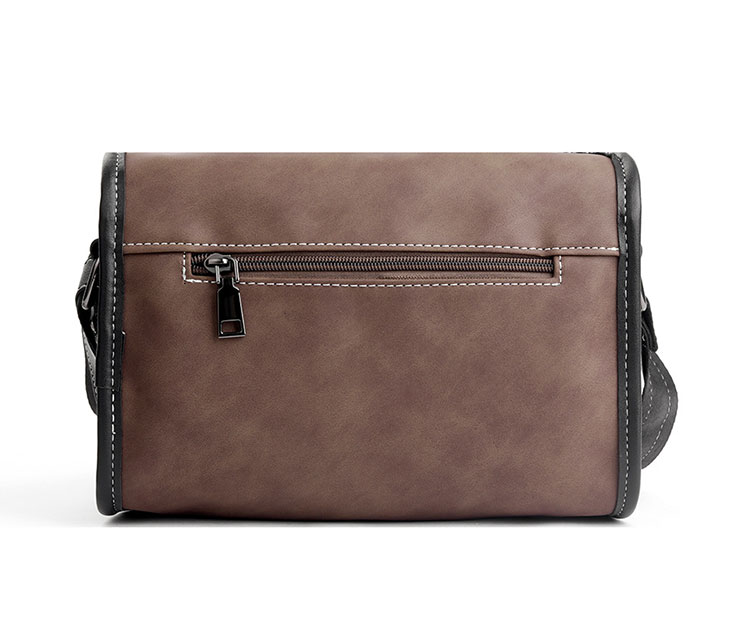 Whatna 革ミニショルダーバッグ メンズ 2way 斜め掛け ミニボディバッグ ミニ胸バッグ 小型ポシェット セカンドバッグ 手持げバッグ 小さめかたかけバッグ カジュアル フォーマル ビジネス 通学 通勤 肩掛けバッグ 自転車かばん プレゼント男性7001-3