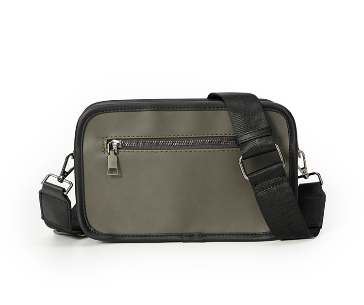 Whatna 革ミニショルダーバッグ メンズ 2way 斜め掛け ミニボディバッグ ミニ胸バッグ 小型ポシェット セカンドバッグ 手持げバッグ 小さめかたかけバッグ カジュアル フォーマル ビジネス 通学 通勤 肩掛けバッグ 自転車かばん プレゼント男性21009-2