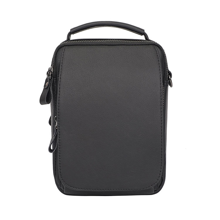 Whatna  然 牛革 ミニショルダーバッグ メンズ 2way 斜め掛け 手提げ バッグ セカンド バッグ 2室仕切 Ipadmini収納可 縦型 小さめ メッセンジャーバッグ 通学 通勤 肩掛け バッグ 自転車かばん プレゼント男性 1012-1