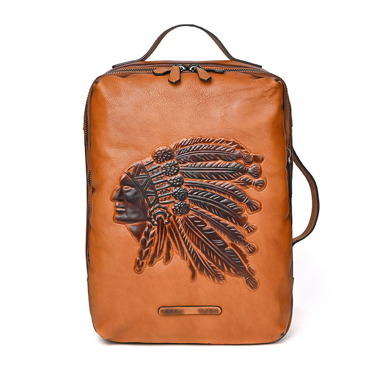 Whatna アンティーク風合い鞣し天 然 牛革ビジネスバッグメンズバッグ 手提げ・リュックの2WAY厚 手 本革 レザー 15インチPC  A4収納可 旅行 出張用 通勤 通学 就活 面接 バッグ かばん 男性用 ブラウン16009-2