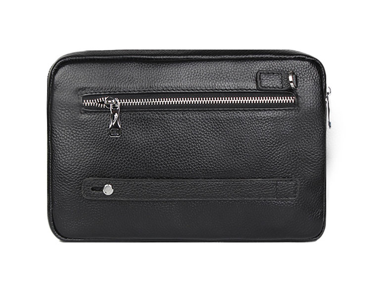 Whatna 3way天 然 牛革 セカンドバッグ メンズ クラッチ バッグ 手持ちバッグ 小銭入 お札入れ カード6枚収納 本革B5 ipad9.7収納可 ビジネス カジュアル フォーマル 冠婚葬祭 結婚式 二次会 披露宴バッグ 紳士用 男性用 黑-2