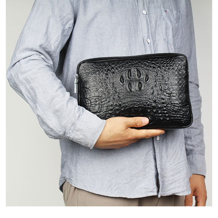 Whatna 3way天 然 牛革 セカンドバッグ メンズ クラッチ バッグ 手持ちバッグ 小銭入 お札入れ カード6枚収納 本革B5 ipad9.7収納可 ビジネス カジュアル フォーマル 冠婚葬祭 結婚式 二次会 披露宴バッグ 紳士用 男性用 黑-8