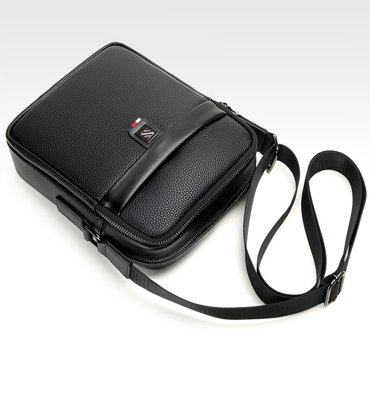 Whatna 2way 天然 牛革 ミニ ショルダーバッグ メンズ 斜め掛け胸バッグipad mini 収納可 縦型 メンズ ビジネス かばん 小さめメッセンジャーバッグ カジュアル フォーマル  通学 通勤 結婚式 肩掛けバッグ 自転車かばん プレゼント紳士用 男性用-4