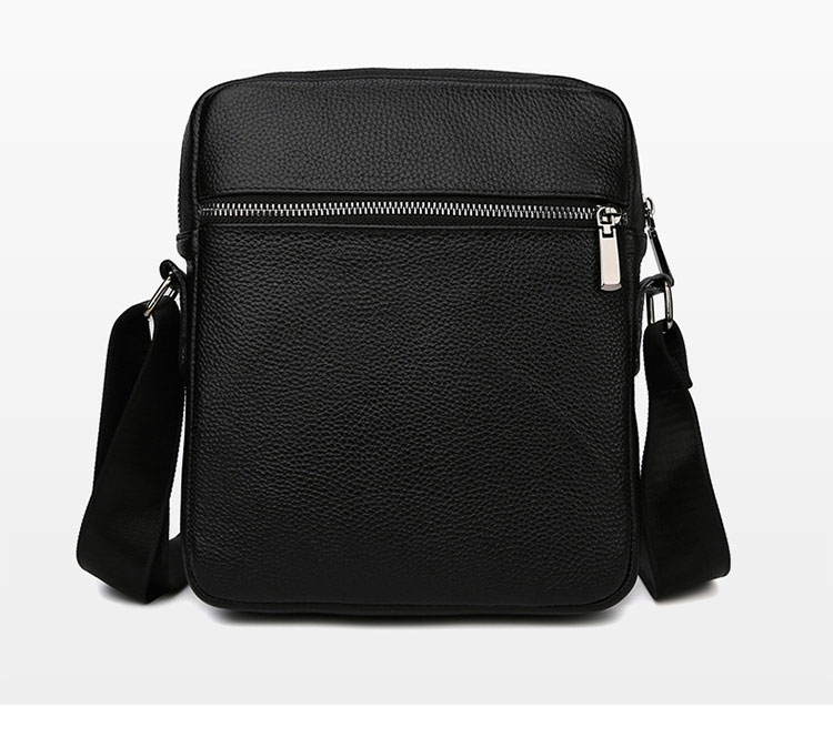 Whatna 2way 天然 牛革 ショルダーバッグ メンズ 斜め掛け胸バッグipad9.7 収納可 縦型 メンズ ビジネス かばん 小さめメッセンジャーバッグ カジュアル フォーマル 通学 通勤 結婚式 肩掛けバッグ 自転車かばん プレゼント紳士用 男性用-4