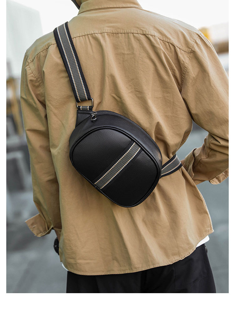 Whatna 2way 天 然 牛革 ミニ ショルダーバッグ メンズ 斜め掛け胸バッグipad mini 収納可 縦型 メンズ ビジネス かばん 小さめメッセンジャーバッグ カジュアル フォーマル 通学 通勤 結婚式 肩掛けバッグ 自転車かばん プレゼント紳士用 男性用-11