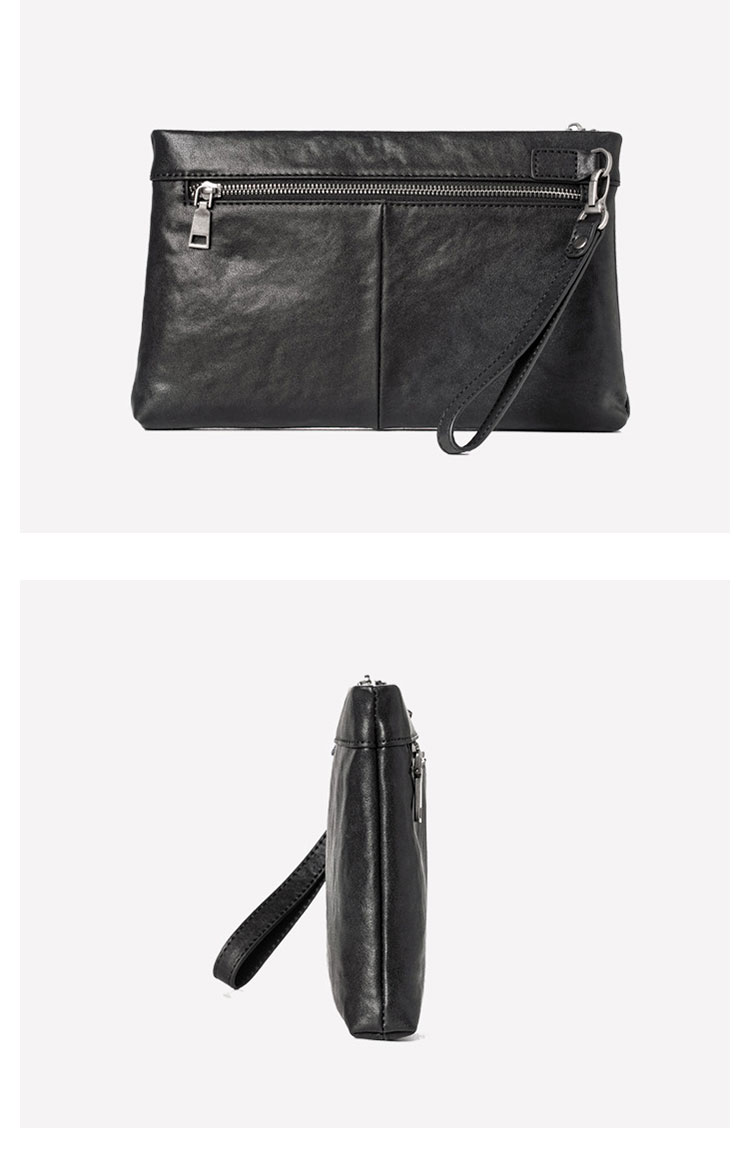 Whatna 2way アンティーク風合い鞣し天 然 牛革 セカンドバッグ メンズ クラッチ バッグ 小き 厚 本 革 カード6枚収納可 B5 ipad 10.5収納可 結婚式 披露宴 バッグ カジュアルフォーマル ビジネス 冠婚葬祭 バッグ 男性用 紳士用 黒6491B-2