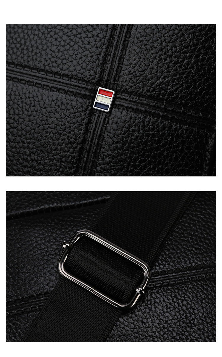 Whatna 2way 天然 牛革 ショルダーバッグ メンズ 斜め掛け胸バッグipad9.7 収納可 縦型 メンズ ビジネス かばん 小さめメッセンジャーバッグ カジュアル フォーマル 通学 通勤 結婚式 肩掛けバッグ 自転車かばん プレゼント紳士用 男性用-10