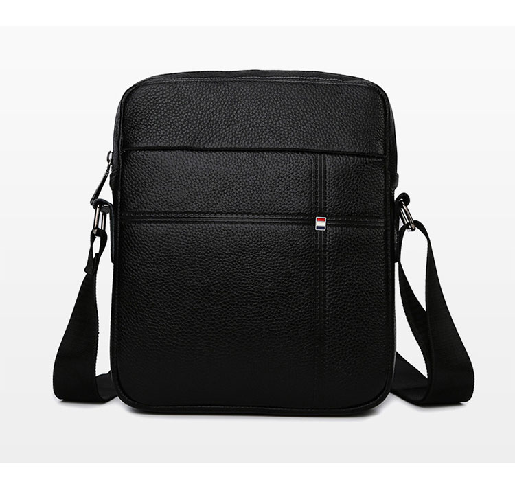 Whatna 2way 天然 牛革 ショルダーバッグ メンズ 斜め掛け胸バッグipad9.7 収納可 縦型 メンズ ビジネス かばん 小さめメッセンジャーバッグ カジュアル フォーマル 通学 通勤 結婚式 肩掛けバッグ 自転車かばん プレゼント紳士用 男性用-1