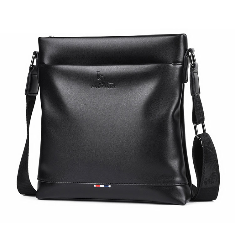 Whatna ショルダーバッグ メンズ メッセンジャーバッグ 縦型 小さめビジネスバッグ ipad9.7収納可 通勤 通学 斜めがけバッグ オシャレ な シンプル な 軽量 実用 自転車 かばん男性用1608-1