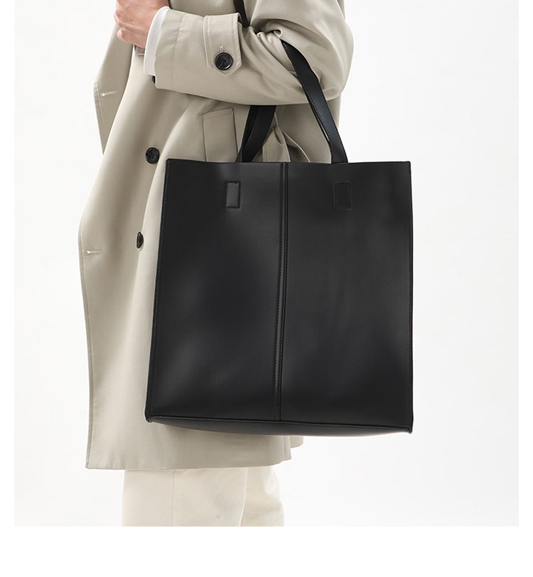 Whatna 革ショルダーバッグ メンズ 3way斜め掛け胸バッグ 手提げバッグ セカンドバッグ 手持げバッグ 厚 手 レザー A4 15.6インチPC収納可  カジュアル フォーマル ビジネス 通学 通勤 結婚式 肩掛けバッグ 自転車かばん プレゼント男性-7