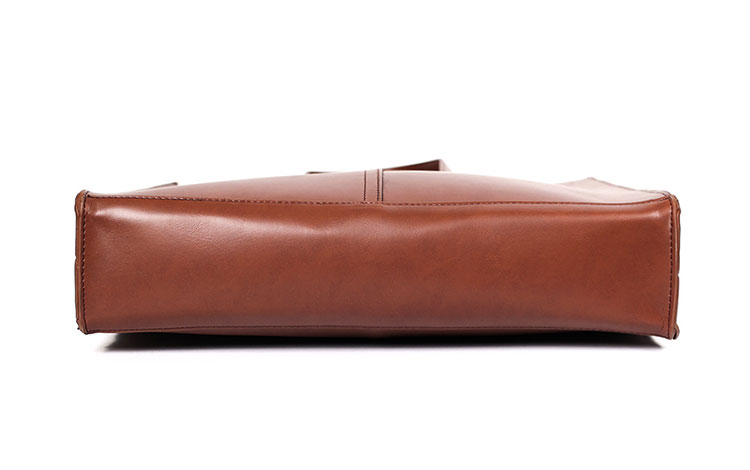 Whatna 革ショルダーバッグ メンズ 3way斜め掛け胸バッグ 手提げバッグ セカンドバッグ 手持げバッグ 厚 手 レザー A4 15.6インチPC収納可  カジュアル フォーマル ビジネス 通学 通勤 結婚式 肩掛けバッグ 自転車かばん プレゼント男性-4