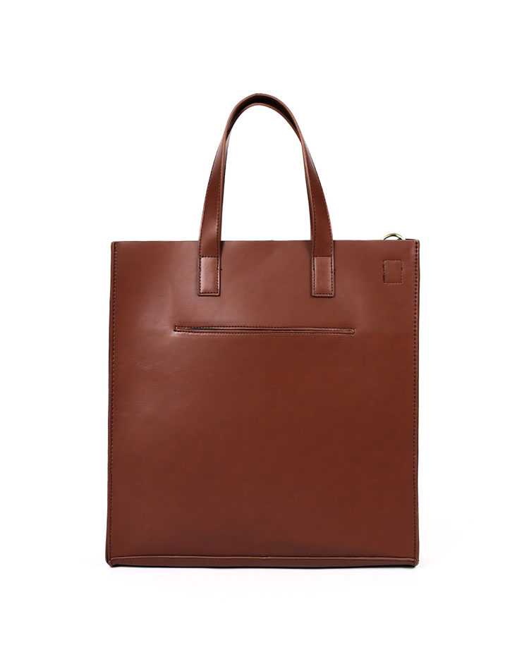 Whatna 革ショルダーバッグ メンズ 3way斜め掛け胸バッグ 手提げバッグ セカンドバッグ 手持げバッグ 厚 手 レザー A4 15.6インチPC収納可  カジュアル フォーマル ビジネス 通学 通勤 結婚式 肩掛けバッグ 自転車かばん プレゼント男性-3