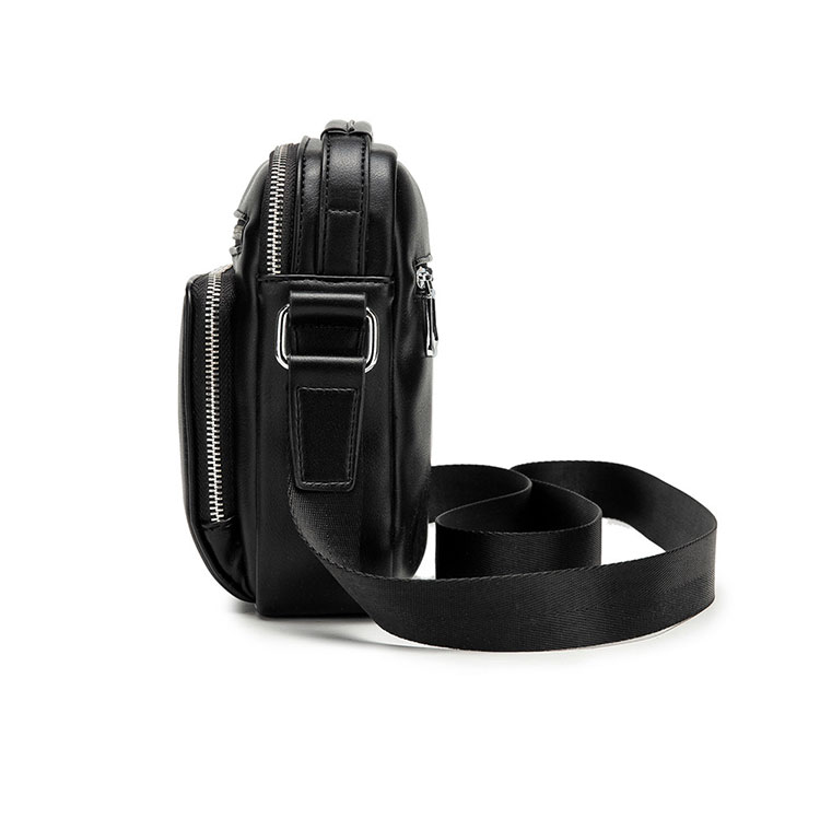 Whatna 厚 手 レザー ショルダーバッグ メンズ 3way斜め掛け胸バッグ 手提げバッグ セカンドバッグ 手持げバッグ革Ipad MINI収納可カジュアル フォーマル ビジネス 通学 通勤 結婚式 肩掛けバッグ 自転車かばん プレゼント男性 3947-3