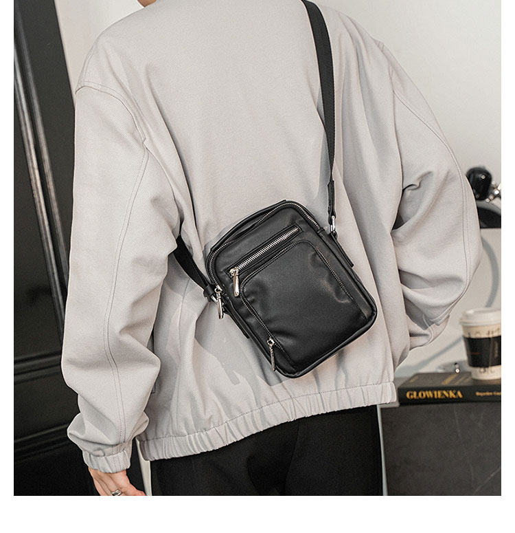 Whatna 厚 手 レザー ショルダーバッグ メンズ 3way斜め掛け胸バッグ 手提げバッグ セカンドバッグ 手持げバッグ革Ipad MINI収納可カジュアル フォーマル ビジネス 通学 通勤 結婚式 肩掛けバッグ 自転車かばん プレゼント男性 3947-10