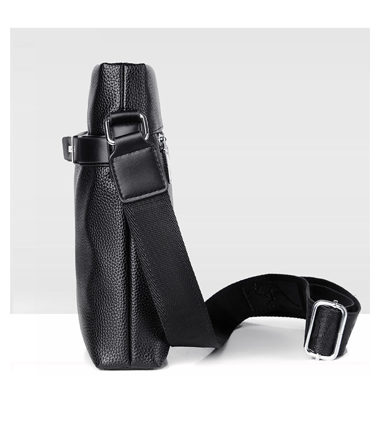 Whatna 2way 天 然 牛革 ショルダーバッグ メンズ 斜め掛け胸バッグipad 9.7 収納可 縦型 メンズ ビジネス かばん 小さめメッセンジャーバッグ カジュアル フォーマル 通学 通勤 結婚式 肩掛けバッグ 自転車かばん プレゼント紳士用 男性用-4