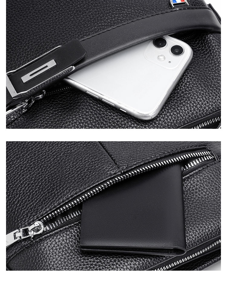 Whatna 2way 天 然 牛革 ショルダーバッグ メンズ 斜め掛け胸バッグipad 9.7 収納可 縦型 メンズ ビジネス かばん 小さめメッセンジャーバッグ カジュアル フォーマル 通学 通勤 結婚式 肩掛けバッグ 自転車かばん プレゼント紳士用 男性用-8